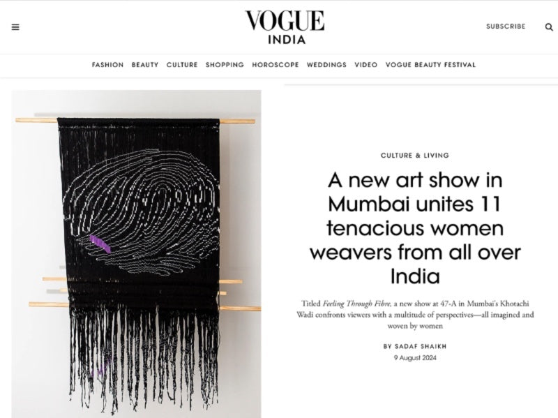 A new art show in Mumbai unites 11 tenacious women weavers from all over India.