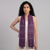 Tussar Silk Stole - Purple
