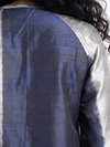 Handwoven Ikat Silk Kurta Dress Indigo