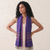 Tussar Silk Beej Stole - Deep Violet