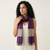 Tussar Silk Stole - Amethyst