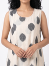 Handwoven Cotton Slip Dress White