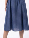 Handwoven Cotton Slip Dress Blue