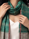 Tussar Silk Stole - Wild Forest