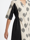 Handwoven Cotton Gathered Dress White