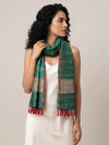 Tussar Silk Stole - Wild Forest