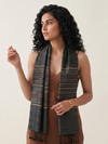 Tussar Silk Beej Stole - Black