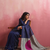CHAAND Handwoven Ikat Silk Saree - Blue Grey