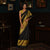 Rekha Ikat Silk Saree - Black and Copper