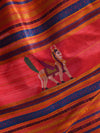 NAVAGUNJARA Handwoven Tussar Silk Sari -  Sun Yellow