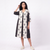 Handwoven Cotton Gathered Dress - White