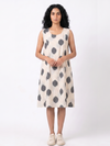 Handwoven Cotton Slip Dress- White
