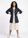 Handwoven Ikat Silk Reversible Jacket- Gold