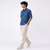 Handwoven Cotton Unisex Shirt - Cerulean