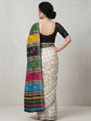 Rangoli Handwoven Mulberry Silk- Black/Multi