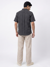 Handwoven Cotton Unisex Shirt - Black