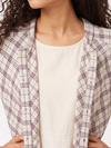 Handwoven Kotpad Gathered Dress - Ivory Red