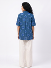 Handwoven Cotton Unisex Shirt - Cerulean