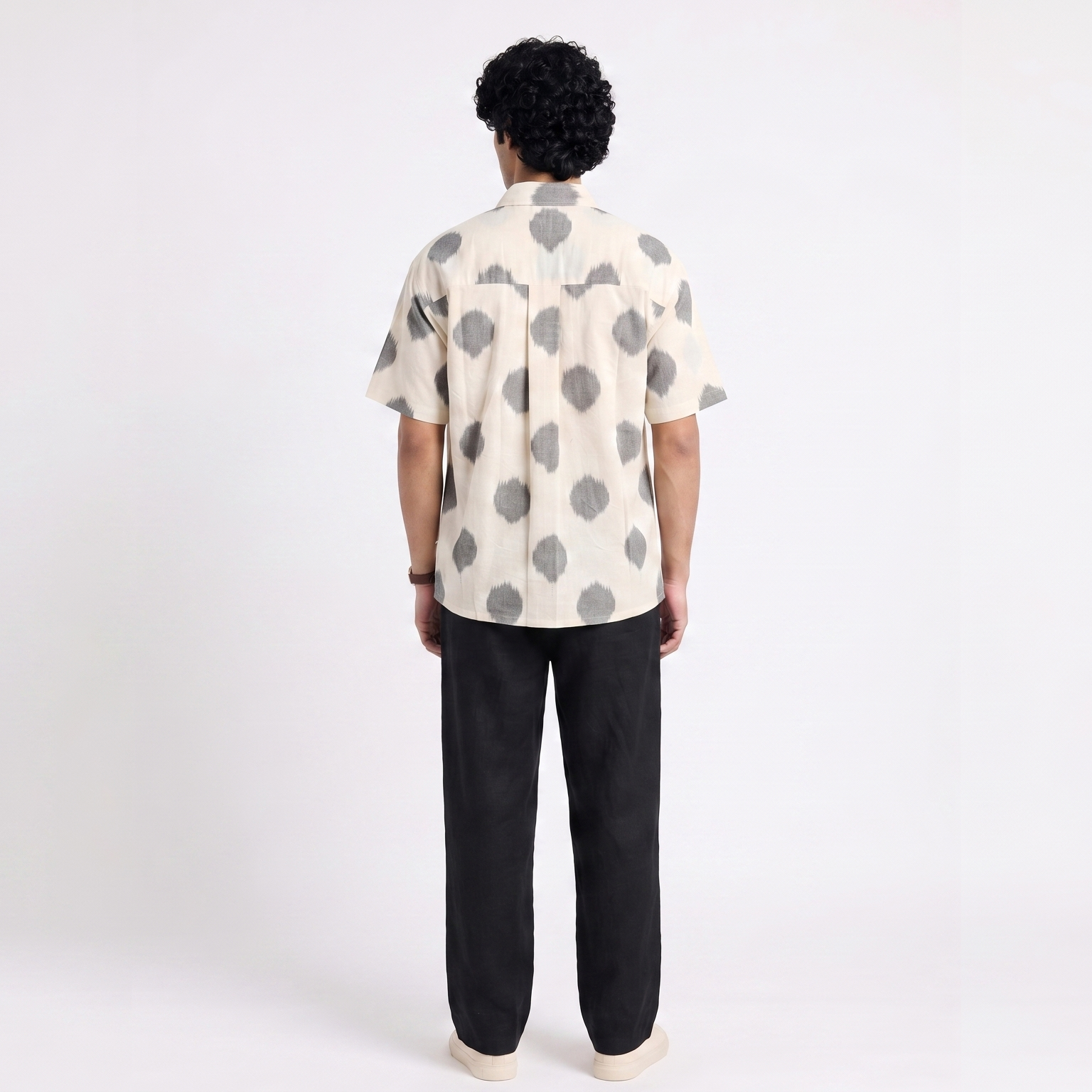 Handwoven Cotton Unisex Shirt - White
