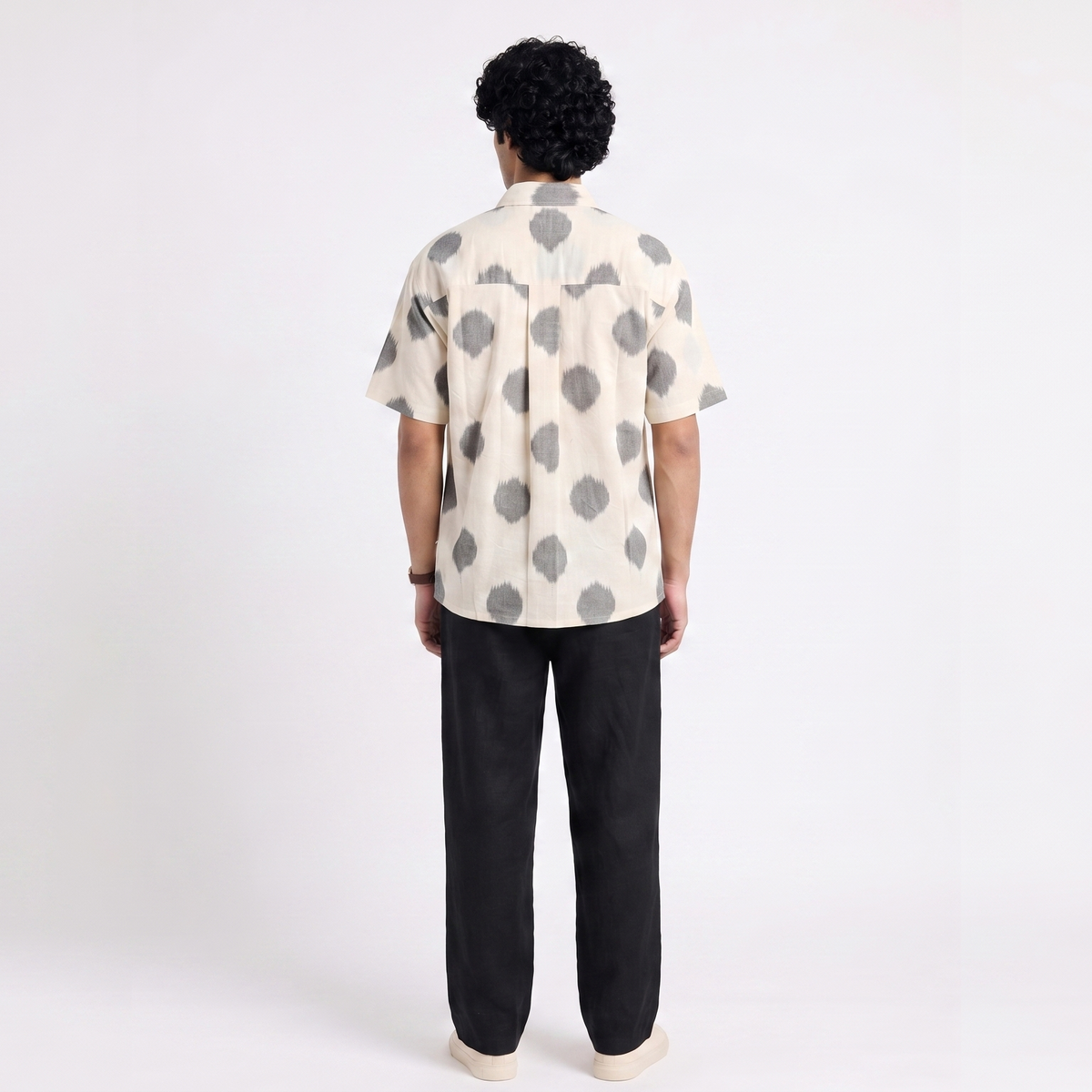 Handwoven Cotton Unisex Shirt - White