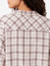 Handwoven Kotpad Gathered Dress - Ivory Red