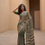 Dabu Doop  Tussar Silk Sari -Green