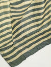 DABU STRIPES Tussar Silk Sari - Green