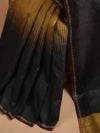 JWALA Handwoven Silk Ikat Saree - Black