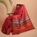 Handwoven Ikat Silk Double Collar Dress- Raag