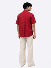 Handwoven Cotton Unisex Shirt - Red