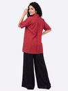 Handwoven Cotton Unisex Shirt - Red