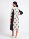 Handwoven Cotton Gathered Dress White