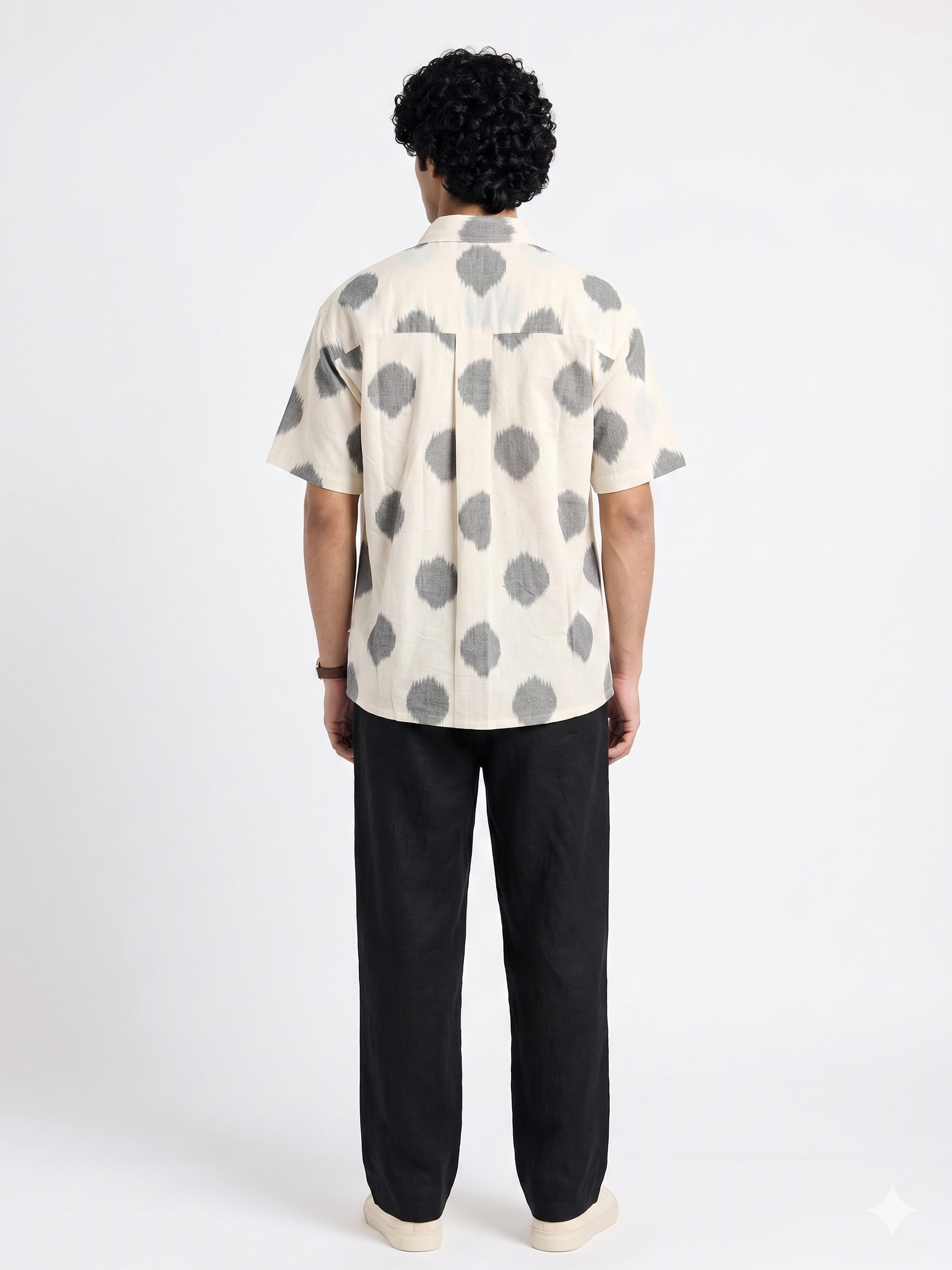 Handwoven Cotton Unisex Shirt White