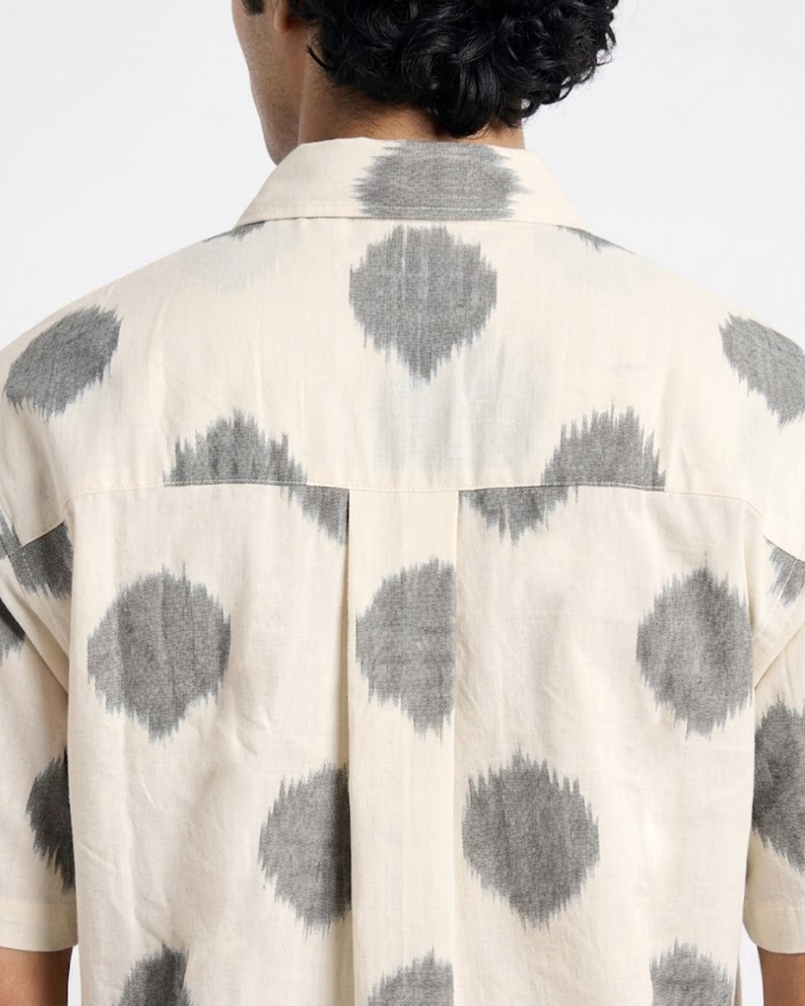 Handwoven Cotton Unisex Shirt White