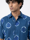 Handwoven Cotton Unisex Shirt Cerulean