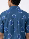Handwoven Cotton Unisex Shirt Cerulean