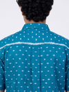 Handwoven Cotton Unisex Shirt Indigo