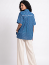 Handwoven Cotton Unisex Shirt Teal