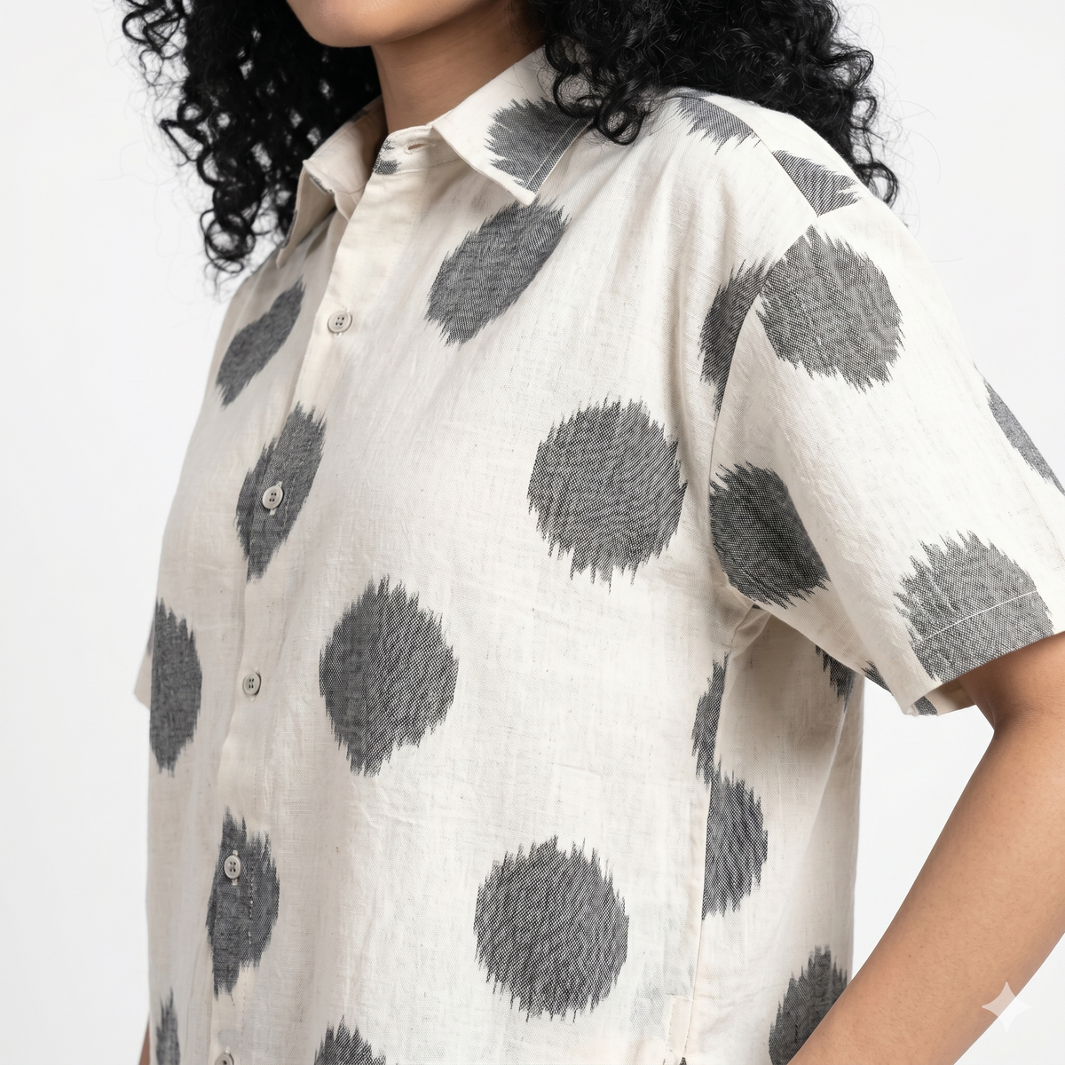 Handwoven Cotton Unisex Shirt White