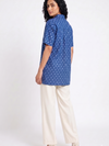 Handwoven Cotton Unisex Shirt Indigo