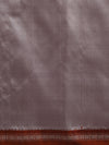 SANJUKTA Handwoven Silk Saree - Titanium  White - Vriksh Designs