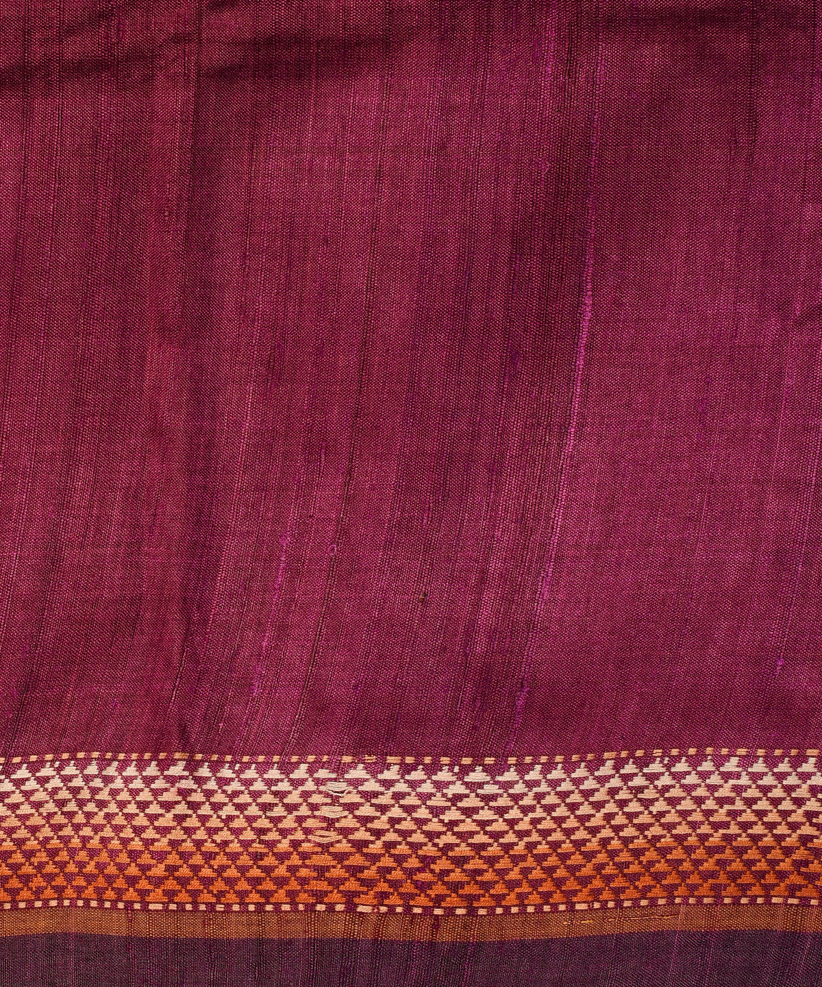 BHOR Handwoven Tussar Silk Saree - Purple