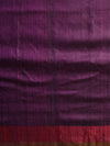 DHAAN Handwoven Tussar Silk Saree - Plum - Vriksh Designs