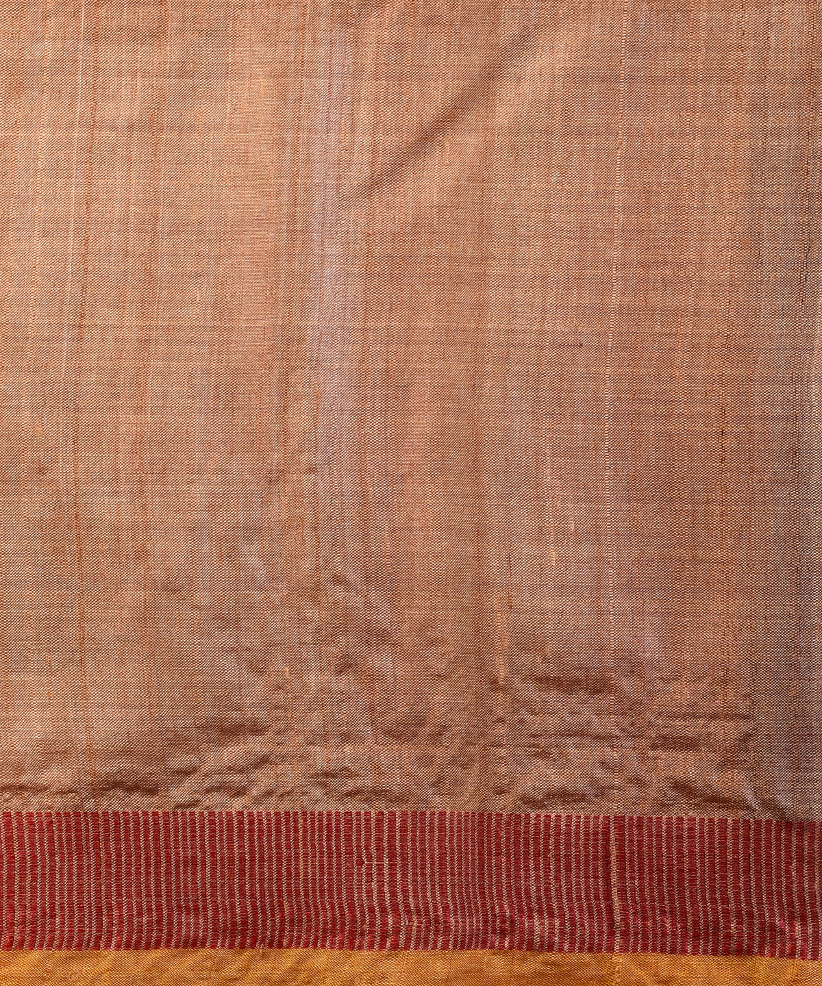 DHAAN Handwoven Tussar Silk Saree - Cream - Vriksh Designs