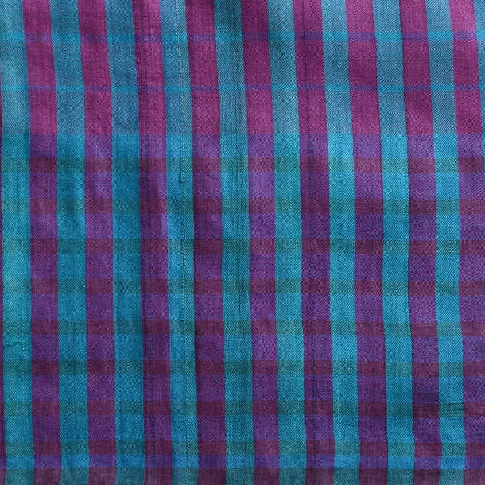 Jal Stripe Handwoven Tussar Silk Saree - Blue