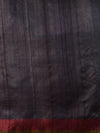 DHAAN Handwoven Tussar Silk Saree - Space Blue - Vriksh Designs