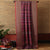 BEEJ Long Pallu Handwoven Tussar Silk Saree - Velvet Burgundy