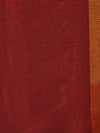 Ikat Tussar Satrang Silk Sari - Iron Grey