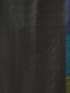 Ikat Tussar Satrang Handwoven Silk Saree - Black