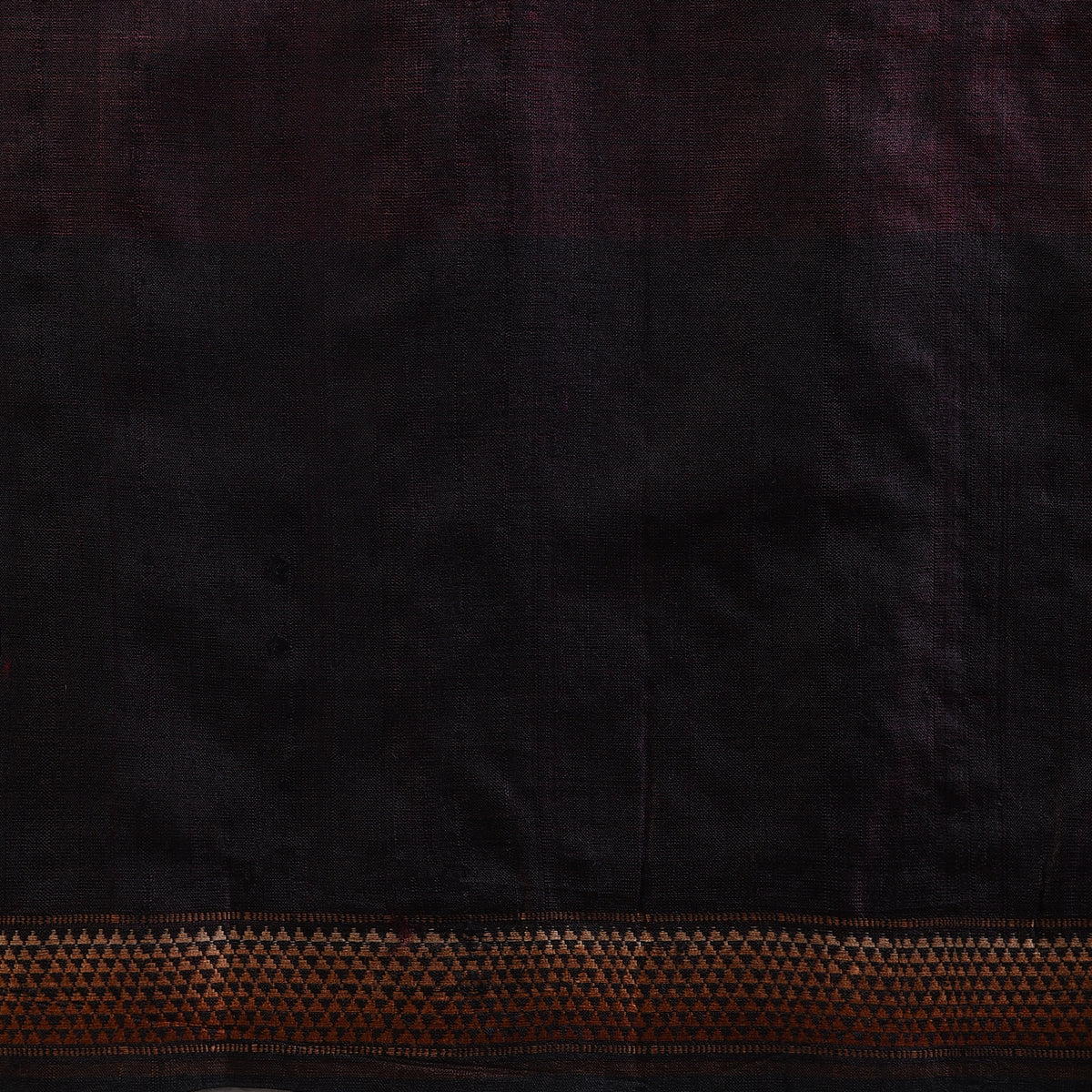 BHOR Handwoven Tussar Silk Saree - Black